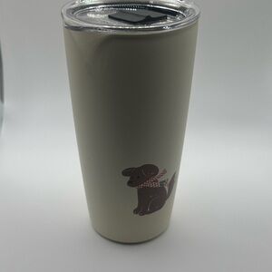 Starbucks MiiR 2025 Holiday Puppy Dog Tumbler White 16ozTravel Mug Insulated